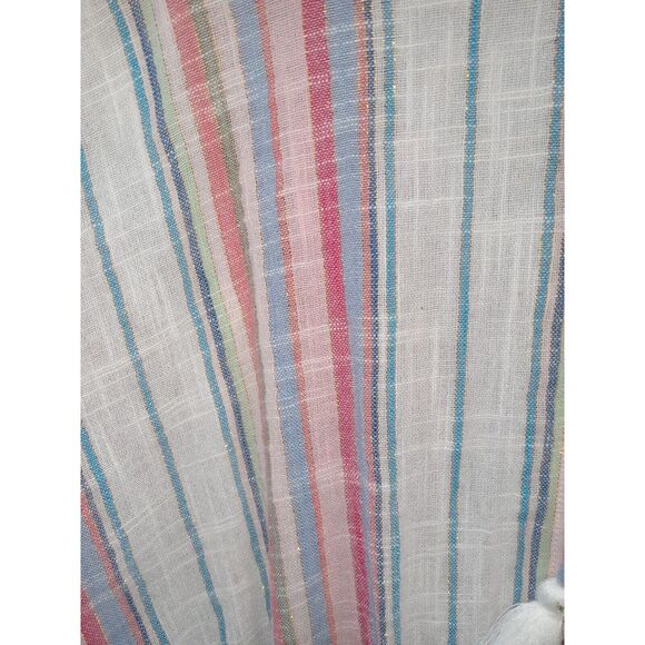 Spiaggia Dolce Bohemian Stiped Mini Dress Xl - Picture 3 of 7